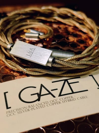 LUA - GAZE 凝視 單晶無氧銅+單晶無氧銅鍍銀 耳機升級線1