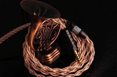 HanSound 漢聲 MINOS 耳機升級線 高純度無氧銅 + 無氧銅鍍銀里茲線 23AWG5