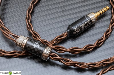 Toxic Cables BW Eddie 耳機升級線 旗艦純銅重磅聯名 黑寡婦靈魂的極致演進 全球限量300條10