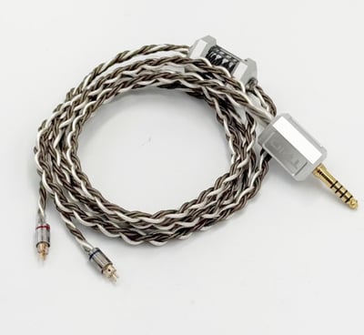 Luminox Audio Overture 耳機升級線 Type1 6N單晶銅鍍銀+6N單晶銅+4N銅鍍銀+純銀 2股3同軸線+4股Litz 26AWG 全球限量30條2