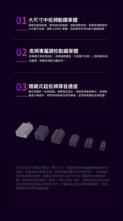 Softears | Studio2 入門專業監聽耳機7