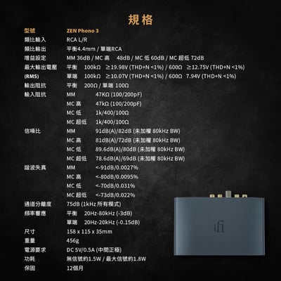iFi Audio ZEN Phono 3 唱頭放大機｜智慧濾波再進化，讓黑膠重生8