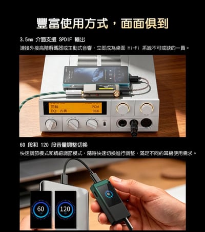 FIIO QX11 隨身型USB解碼耳機轉換器 Hi-Fi模式/遊戲模式/AI麥克風降噪/45W PD快充,邊充邊用16