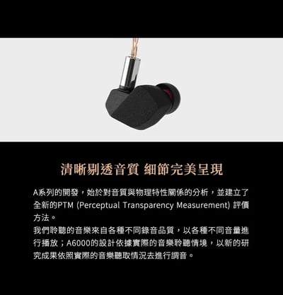 Final A6000 動圈次旗艦入耳式耳機 耳道式2