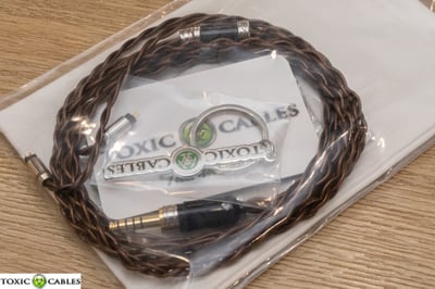 Toxic Cables BW Eddie 耳機升級線 旗艦純銅重磅聯名 黑寡婦靈魂的極致演進 全球限量300條2