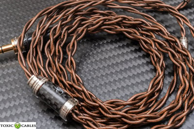 Toxic Cables BW Eddie 耳機升級線 旗艦純銅重磅聯名 黑寡婦靈魂的極致演進 全球限量300條12