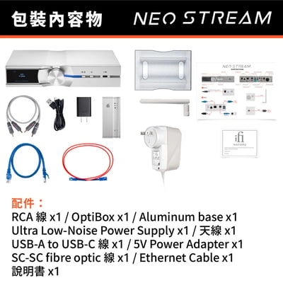 iFi Audio NEO Stream 網路串流DAC 四通道原生解碼架構12