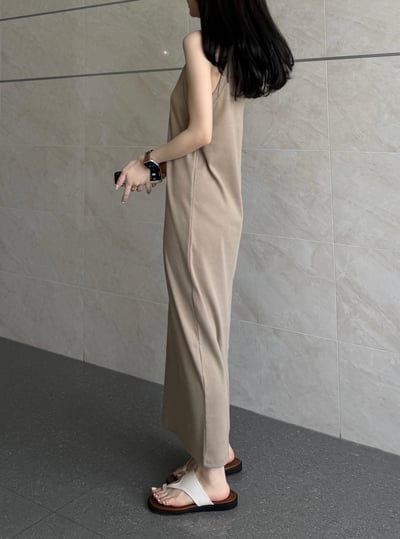 回歸) 熱銷破百！自留！微削肩彈性長洋 4色16