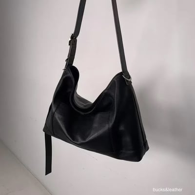 B21 Bucks&Leather 上班上課必備！超大容量車線托特包14