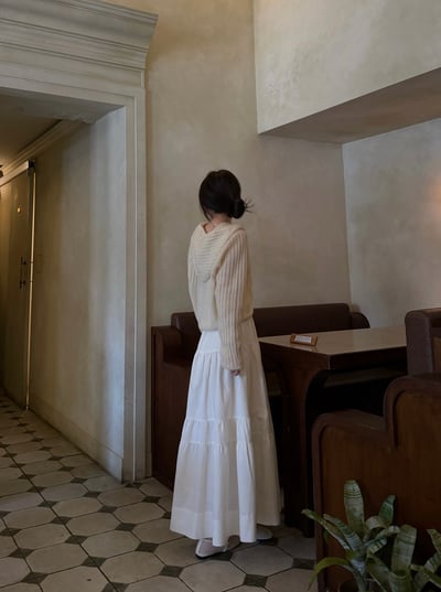 BB06 春日最美蛋糕長裙 1色2