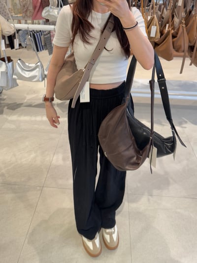 B22 Bucks&Leather 小銀標半月餃子包5