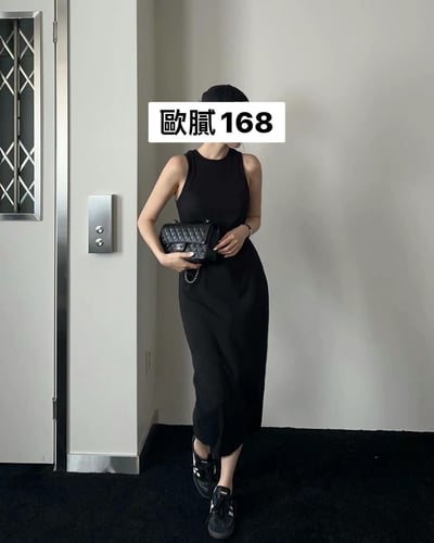 回歸) 熱銷破百！自留！微削肩彈性長洋 4色24