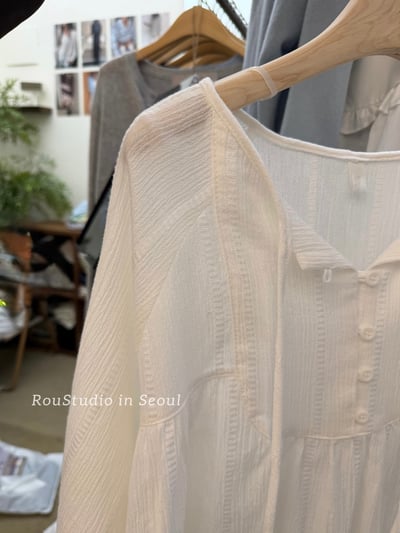 BB02 推！精緻紋理綁帶衫 1色7