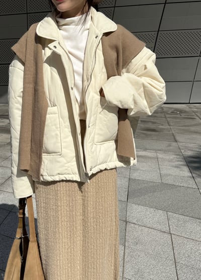 現貨 BEST！AW08 推！軟萌小翻領鋪棉外套 3色1