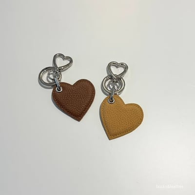 B48 Bucks&Leather 26年新款！詢問度超高！可愛牛皮迷你鑰匙圈 愛心/星星4