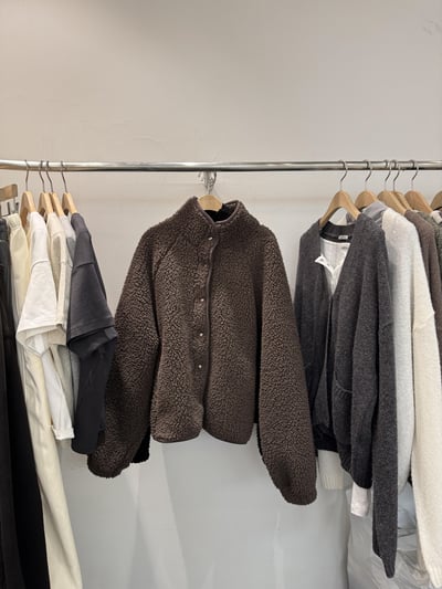 現貨 BEST！AY18 本期必買！柔軟泰迪熊熊羊羔毛外套 2色8