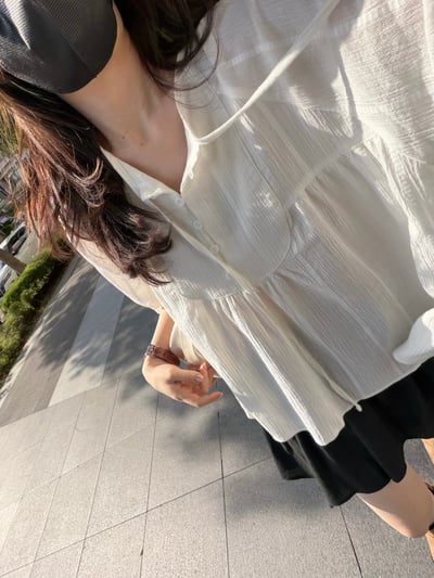 BB02 推！精緻紋理綁帶衫 1色5