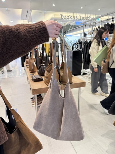 B33 Bucks&Leather 許願款！大容量牛皮肩背托特包3