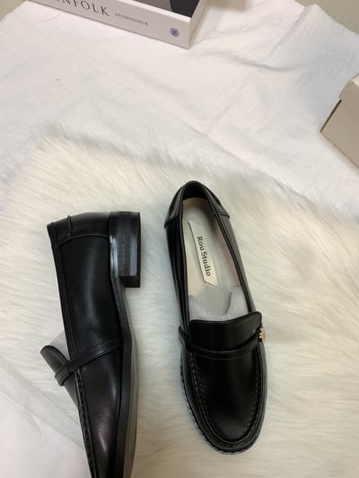 超美！小金扣樂福鞋 23-2511