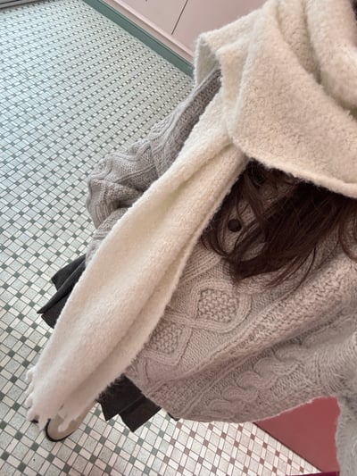 現貨 AY09 自留！細緻麻花羊駝毛開衫 2色8