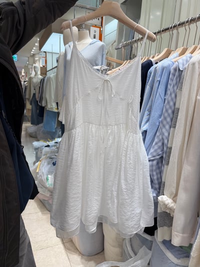 BB18 滾邊lace細肩浪漫小短洋 2色6