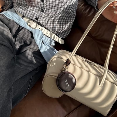 B41 Bucks&Leather 26年新色！光滑亮面馬卡龍圓形零錢包8