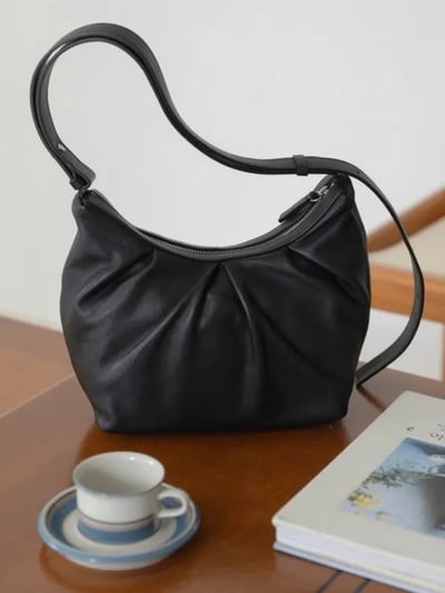 B17 Bucks&Leather 秋冬新款！褶皺泡芙包1