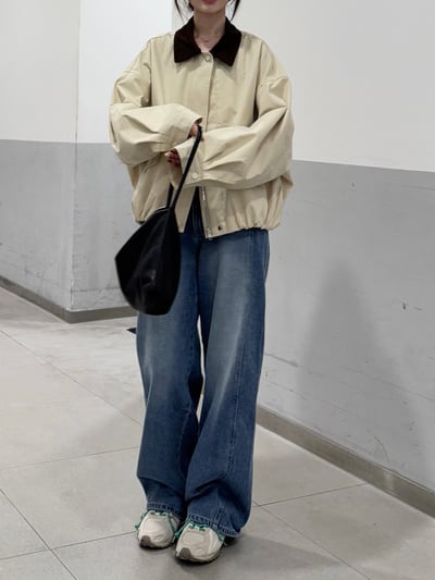 現貨 AU16 BEST！大推！車線顯瘦刷色牛仔褲 SML12