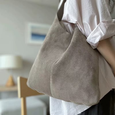 B33 Bucks&Leather 許願款！大容量牛皮肩背托特包20