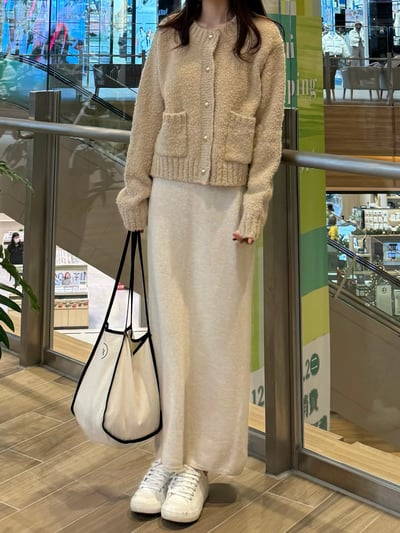 現貨 BEST！回歸) HH02自留！無接縫舒服羊毛長裙 3色3