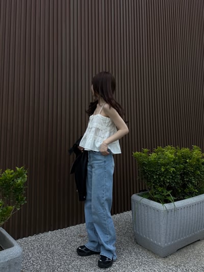 BD02 自留！浪漫蝴蝶結lace小背心9