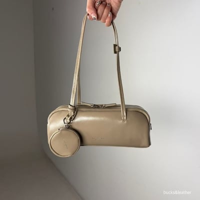 B47 Bucks&Leather  26年新款！小款 牛皮光滑亮面法式吐司包5