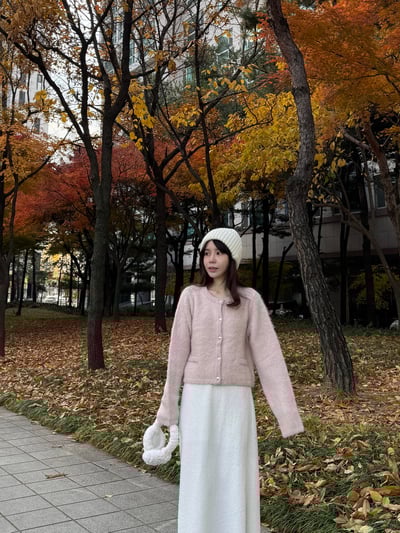 現貨 AY25 節日感滿滿小香毛毛開衫 4色10