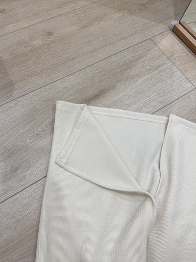 現貨 AZ08 輕磨毛紋理感直筒後開岔長裙 1色12