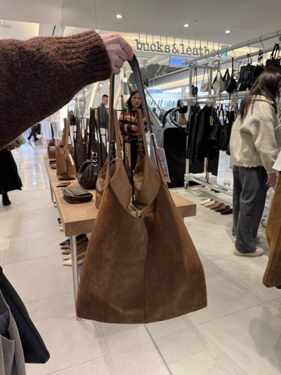 B33 Bucks&Leather 許願款！大容量牛皮肩背托特包4