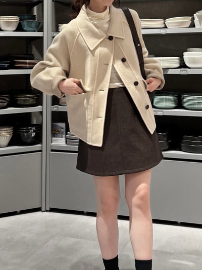 現貨 BEST！ 回歸) 自留！超好搭毛呢短裙 2色SM3