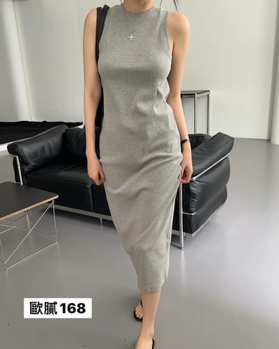 回歸) 熱銷破百！自留！微削肩彈性長洋 4色22