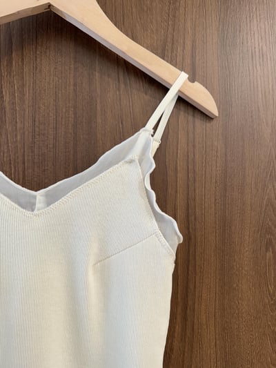 回歸) AC01 自留！內搭單穿都漂亮！網紗細肩小背心 3色17