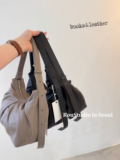 B17 Bucks&Leather 秋冬新款！褶皺泡芙包2