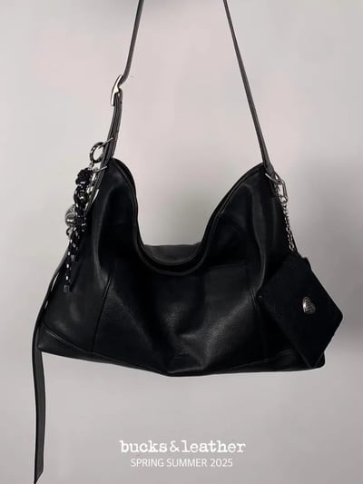 B21 Bucks&Leather 上班上課必備！超大容量車線托特包13