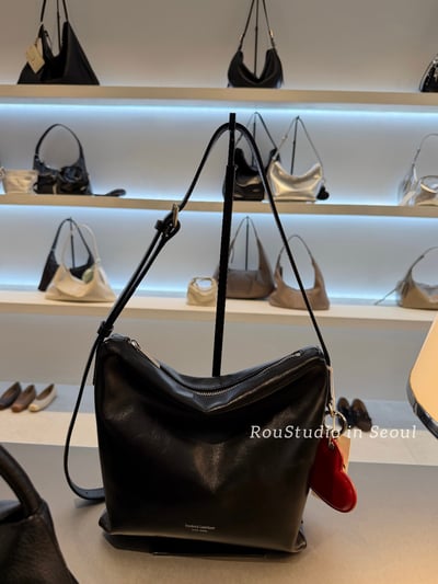 B38 Bucks&Leather  26年新款！小款 牛皮光滑亮面拉鍊托特包4