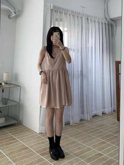 現貨 回歸) AJ04 法式細肩雙層小短洋 3色17