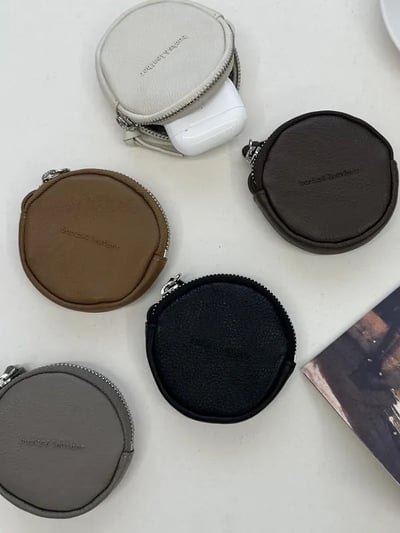 B20 Bucks&Leather 馬卡龍圓形零錢包14