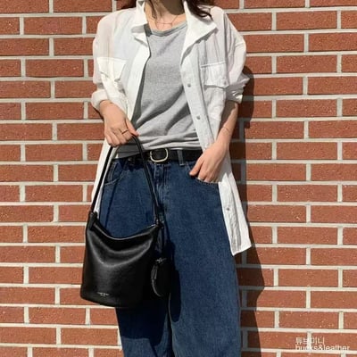 B27 Bucks&Leather 秋冬新款！小款 肩背圓桶包13