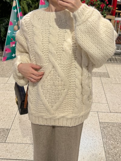 現貨 回歸) QQ蓬鬆麻花毛衣 3色2