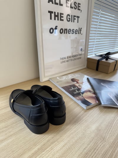 超美！小金扣樂福鞋 23-255