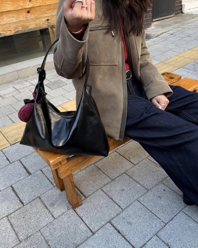 B40 Bucks&Leather  26年新款！大款 牛皮光滑亮面法式莫奈包6