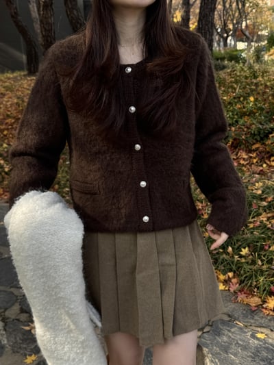 現貨 AY25 節日感滿滿小香毛毛開衫 4色9