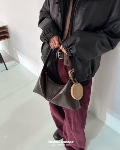 B39 Bucks&Leather  26年新款！小款 牛皮光滑亮面法式莫奈包3