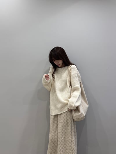 現貨 BEST！AY05 微平領鬆軟慵懶毛衣 3色4